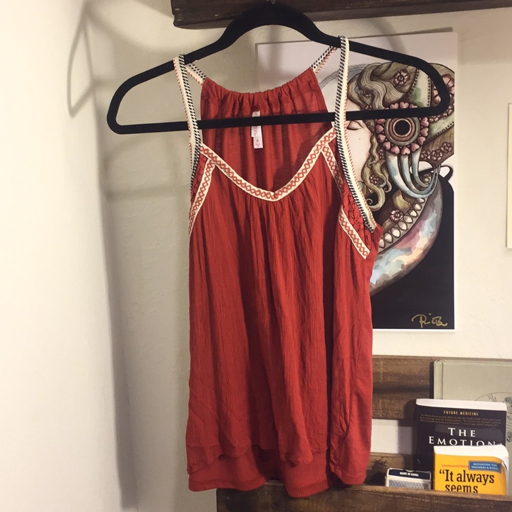 Xhilaration Orange Blouse